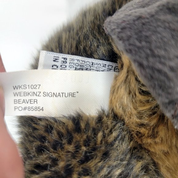 Webkinz Signature Gold Beaver Plush WKS1027 No Code - Picture 7 of 7